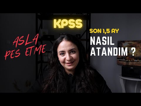 KPSS Hikayem -- Sınava 1,5 Ay kala atanır mıyım ? -- 1,5 Ayda nasıl atandım ? -- Kpss Motivasyon