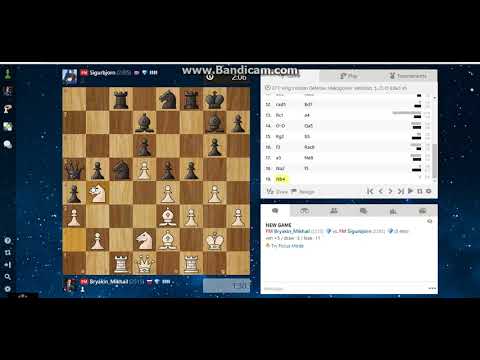 Blitz on Chess.com FM Bryakin Mikhail - FM Bjornsson Sigurbjorn