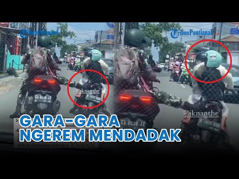 VIRAL❗Oknum TNI Tendang Ibu-Ibu dan Anak Kecil hanya Gara-gara Ngerem Mendadak