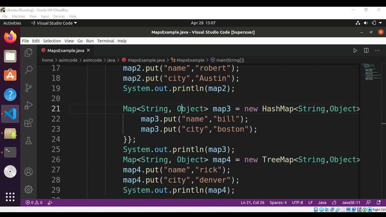 Java Creating and Initializing Maps