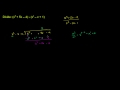 Dividing polynomials with remainders Video Tutorial