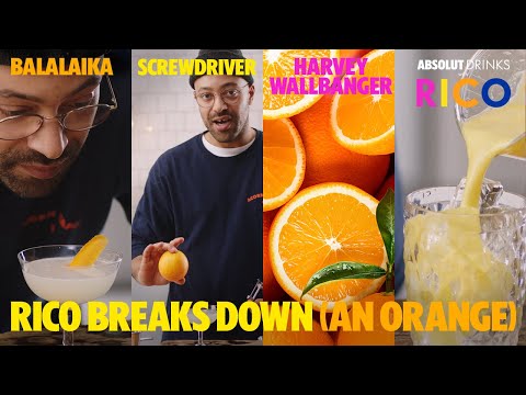Pro Bartender Breaks Down an Orange! | Absolut Drinks with Rico