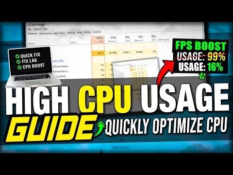 How To Fix 100% CPU For Gaming & Performance | Boost FPS & Fix High CPU Usage In 2021