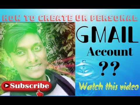 How do u create ur personal Gmail account Watch this...