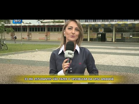 Trinta e três mil estudantes prestarão vestibular da Universidade Federal de Santa Catarina
