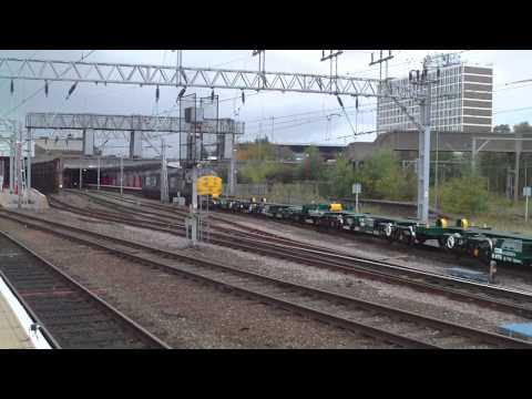 37601 + 37194 on 4Z18 Kilmarnock - Trafford Park arrives @ Crewe on 18.10.12 - HD