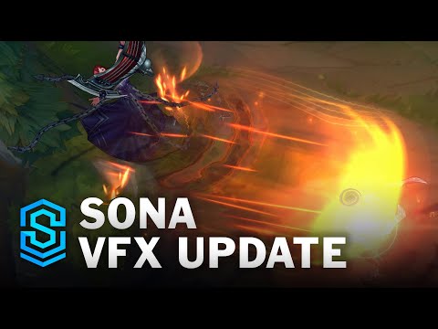 Sona Visual Effect Update Comparison - All Affected Skins | League Of Legends