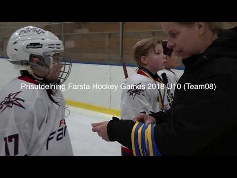 Prisutdelning Farsta Hockey Games 2018 Farsta-Tullinge