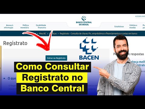 Vídeo: Acessar Banco Central: serviços e consultas