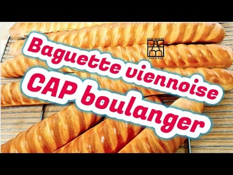 Boulangerie Pas à Pas N°15: Baguette Viennoise. CAP boulanger