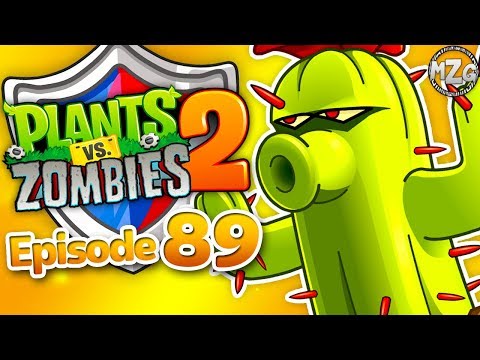 Plants vs. Zombies 2 Gameplay Walkthrough - Episode 89 - Cactus Boosterama Tournament!