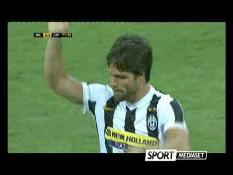 Diego Ribas da Cunha. Juventus - Milan - Gol e numeri