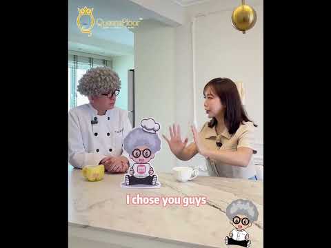 Herringbone Flooring | SPC Herringbone | French Style House Design | Western Style | Queens Floor (Mandarin Version)