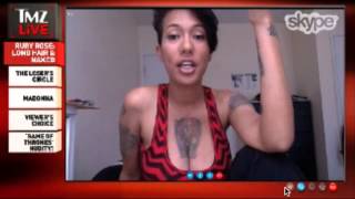 Yasmin talking about Ruby Rose on TMZLive