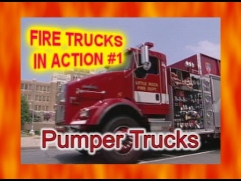 How Fire Trucks Work #1 | Pumper Trucks | Lots & Lots of Fire Trucks for Kids
