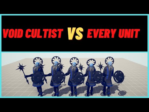 Void Cultist VS Every Unit - TABS - Totally Accurate Battle Simulator