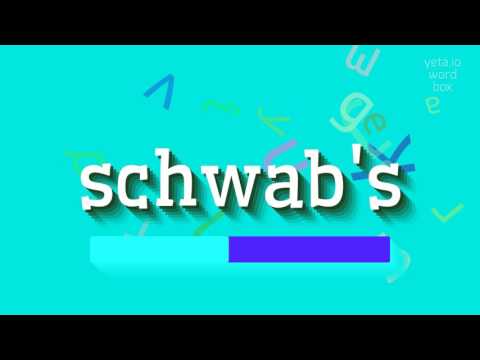 How to say "schwab's"! (High Quality Voices)
