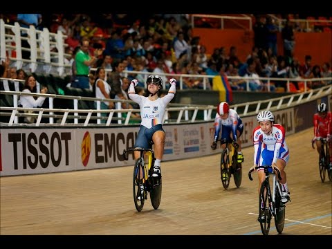 Women's Keirin Gold Final - Track Cycling World Cup - Cali, Colombia