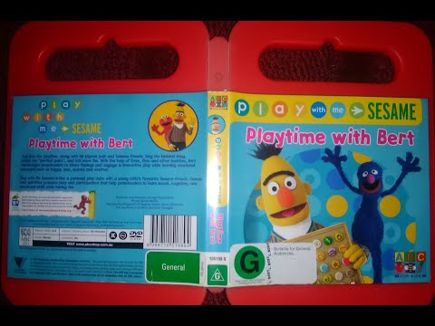 Play With Me Sesame Playtime With Bert DVD Australian