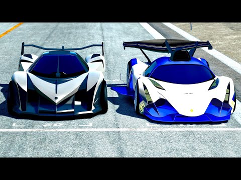 Devel Sixteen 2014 vs Devel Sixteen GTR - Drag Race 20 KM