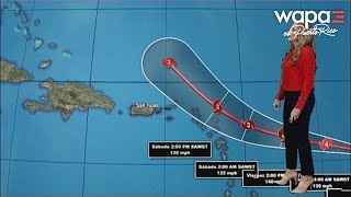 Se intensifica el huracán José