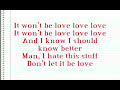 Don´t Let It Be Love - Bowling For Soup