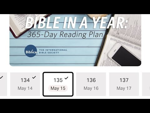 Day 135: Bible in a Year!