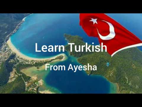 Learn Turkish in easy way (Lesson 9)