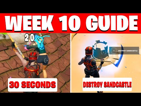 ALL WEEK 10 CHALLENGES FORTNITE SEASON 6 ( WEEK 10 CHALLENGES / EPIC QUESTS )