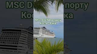 Лайнер MSC DIVINA в порту Лимон на Коста - Рика #costarica #limon #umarkeyn #4k #mscdivina #cruise
