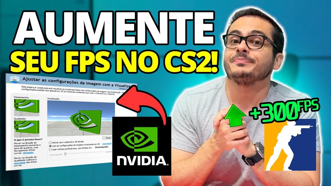 DICA DE COMO CONFIGURAR O PAINEL DE CONTROLE NVIDIA PARA CS2 - QUALIDADE DENTRO DO JOGO