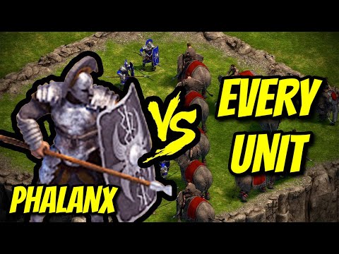 PHALANX vs EVERY UNIT | Age of Empires: Definitive Edition