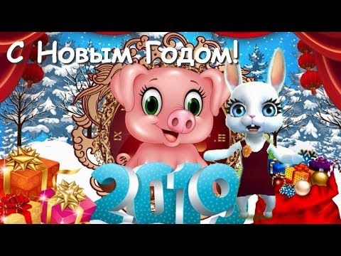 Zoobe Зайка Поздравление с Новым годом Свиньи!!! 2019!!!