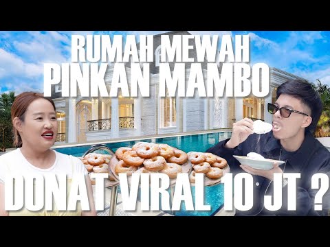 PINKAN MAMBO'S LUXURIOUS HOUSE: 10 Million Rupiah DONUTS COOKED HERE!! #grebekrumah