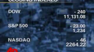 Dow Tumbles 240 Points, Back in Bear Territory