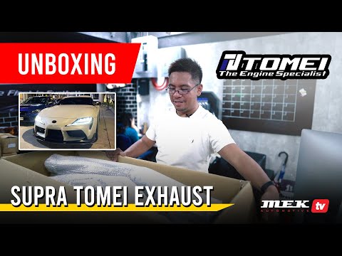 TOMEI EXPREME TI (DUAL EXIT) UNBOXING FOR THE TOYOTA SUPRA A90