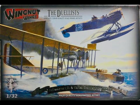Wingnut Wings 'The Duelists' Felixstowe F.2a & Hansa Brandenburg W.29 Kit 32801 In-box review