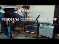 Roland JC 22 Vs Fender 68 Custom Vibro Champ Comparison Test