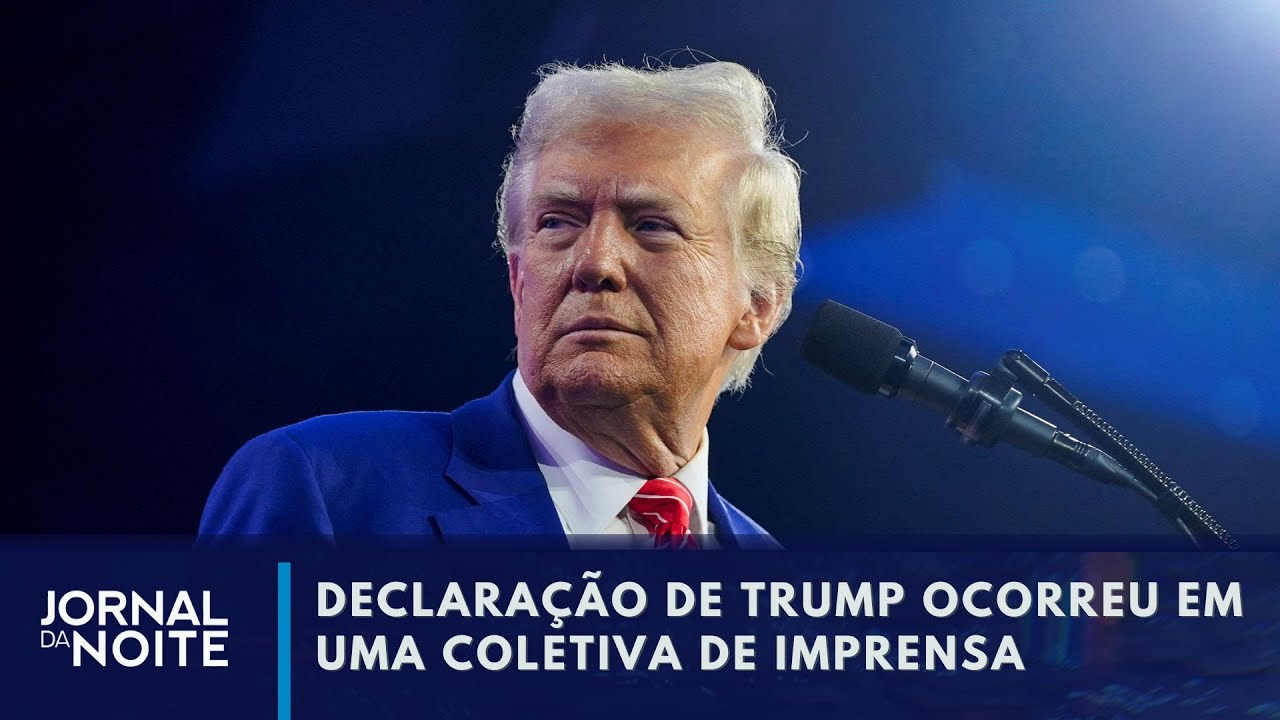 Trump cogita ação militar para tomar a Groenlândia e o Canal do Panamá | Jornal da Noite