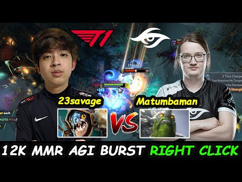 T1 23savage Slark 12K MMR Carry vs Matumbaman Bryle Dota 2 pro Gameplay