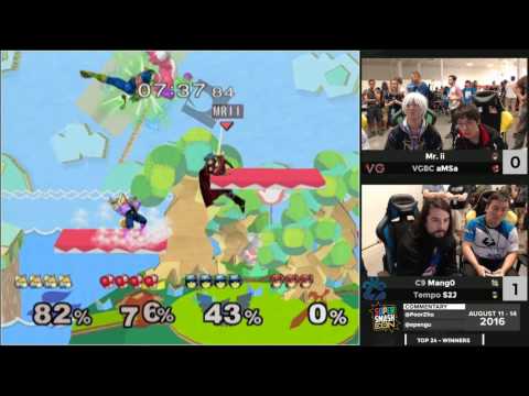 SSC16 - Mang0 + S2J vs aMSa + Mr. ii - Winners Melee