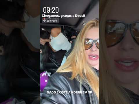 CHEGAMOS EM 📍 SÃO PAULO GRAÇAS A DEUS 🙌💖✅ #virginiafonseca #feedshorts #youtubeshorts
