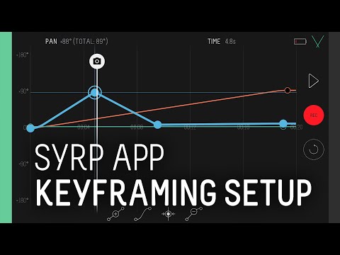 Syrp Genie II App - Key-framing Setup Tutorial