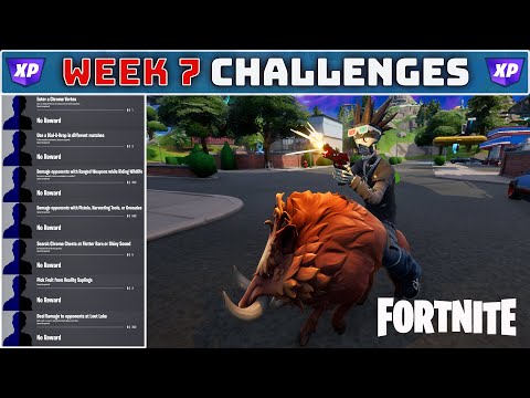 FORTNITE SEASON QUESTS (WEEK 7)! Wildlife & Vortex Locations [Challenge Guide]