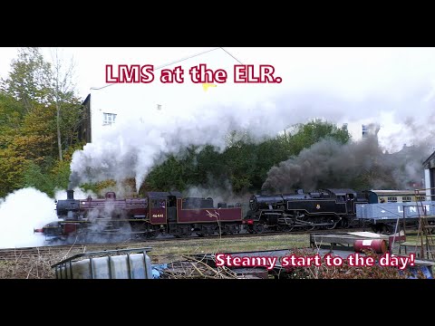 STEAMY start to the day!!! East Lancs Railway, Autumn Steam Gala, Part ONE.  Bury, 18th October 2025