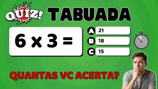 Quiz da Tabuada: Você consegue responder antes do cronômetro zerar?
