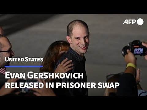 Video Thumbnail: Evan Gershkovich among 24 released in Russia-West prisoner swap | AFP