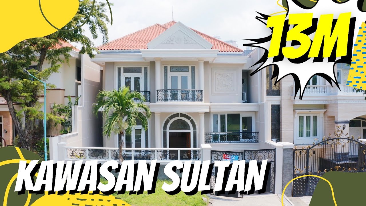 Rumah Mewah 13 MILYAR di KAWASAN SULTAN!! Graha Famili @ Surabaya Barat