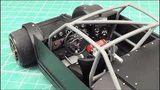 NuNu Porsche 935 K3 interior (NuNu 1/24 model kit)