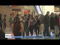 Fremont Street Still Full Of Visitors As Las Vegas Strip Heads Into 30 Day Closure